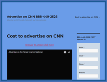 Tablet Screenshot of advertiseoncnn.com